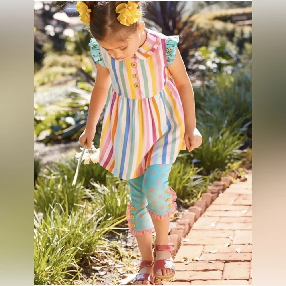Girls Matilda Jane Lots Of Dots Leggings Size 2 New In Bag Brilliant Daydream